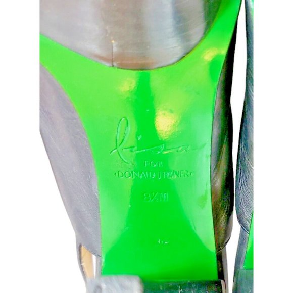 Lisa for Donald J Pliner 'slingback Platform Heels 8.5 - Picture 9 of 11